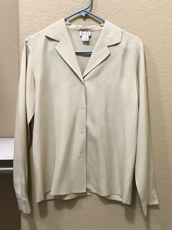 Ann Taylor Tops - Ann Taylor Loft Silk Dress Shirt